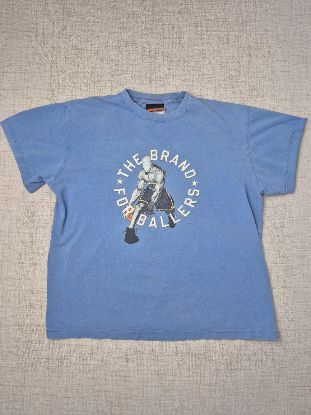 Vintage AND1 The Brand For Ballers T-Shirt Blue Y2K M/L
